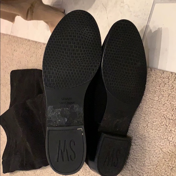 Stuart Weitzman Fangirl Black Suede 5.5 - Picture 3 of 6